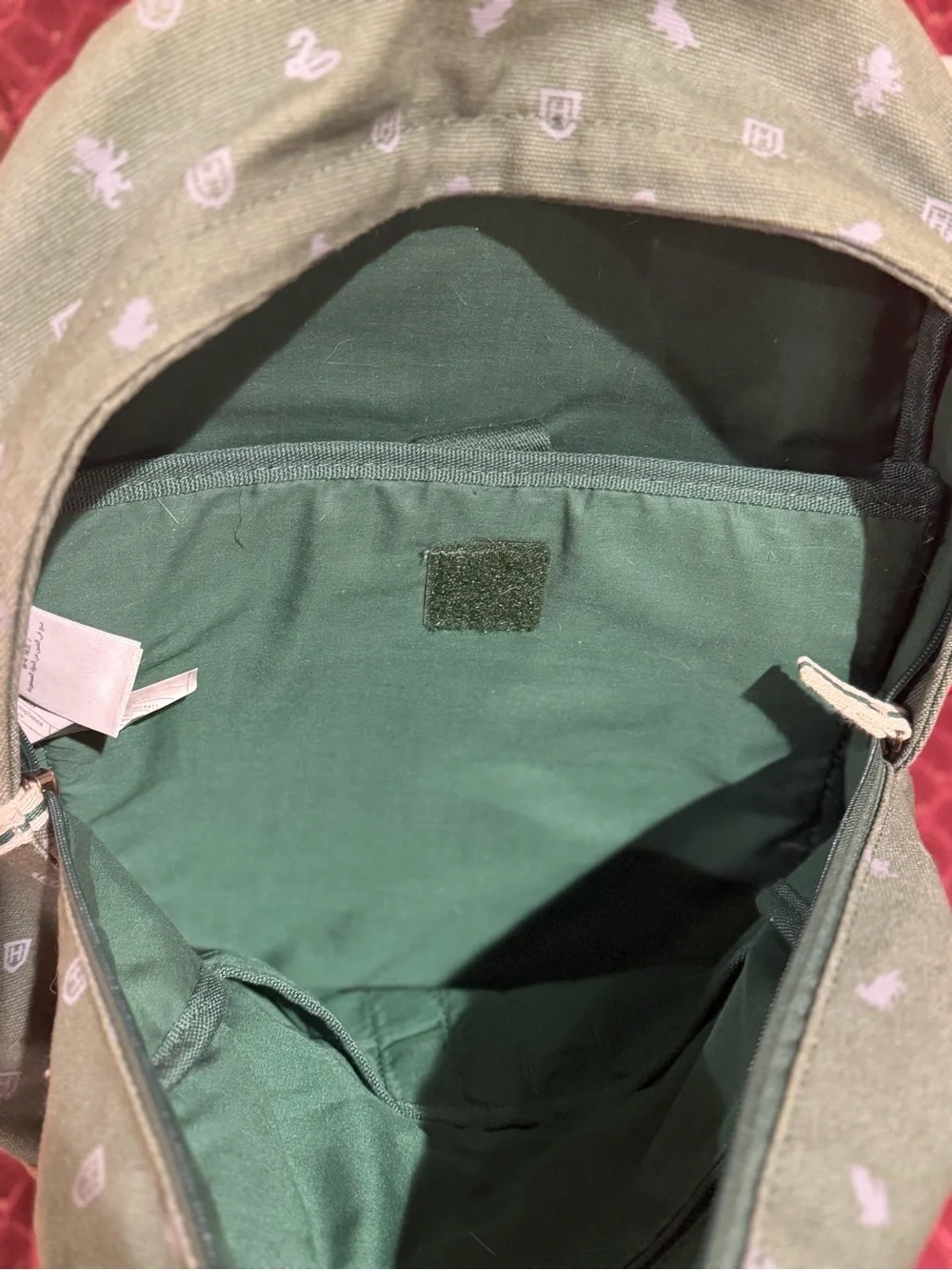 Slytherin Green Canvas Backpack - Harry Potter